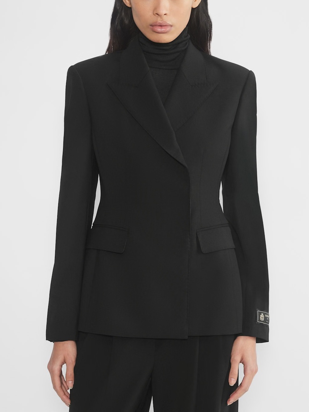 NWT Babaton Italian Virgin Wool Intelligence Cinched Waist Hourglass Blazer